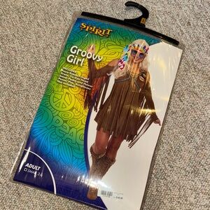 Spirit Groovy Girl Adult Costume - Brown Fringe